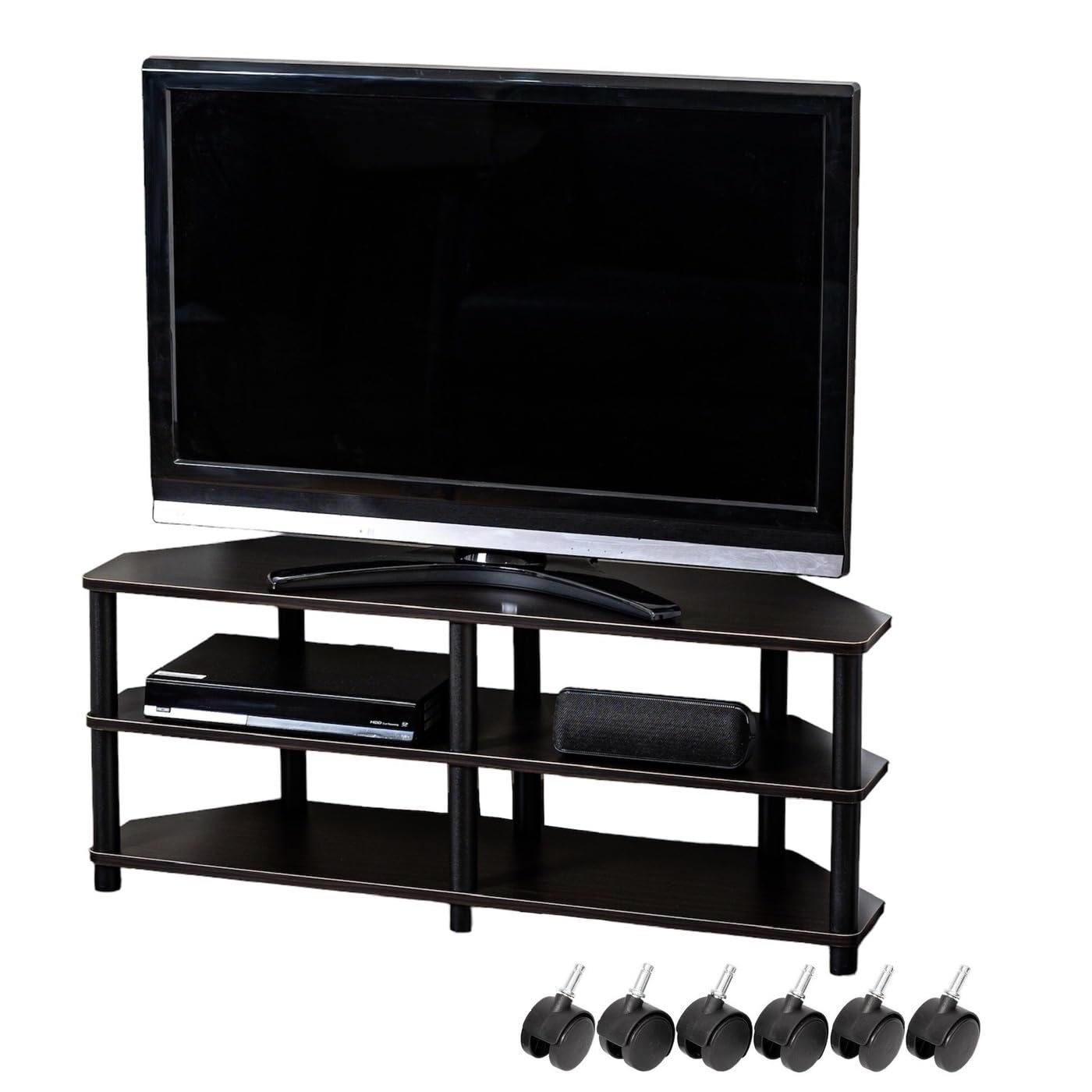 コーナー用 テレビ台 幅100cm ブラウン×黒 TVC CB 1 Amazon｜MNK テレビ